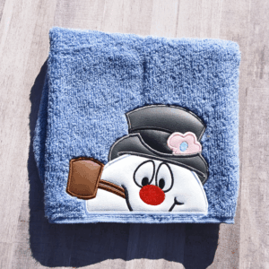 Snowman Hooded Towel