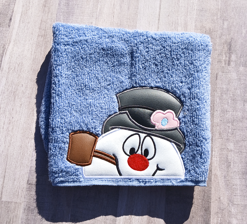 Snowman Hooded Towel