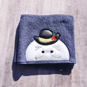 Story Teller Snowman Hooded Towel