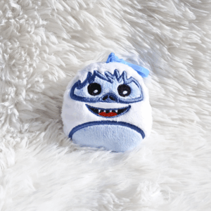 Plush Blue Face Yeti Fluff Nugget Keychain