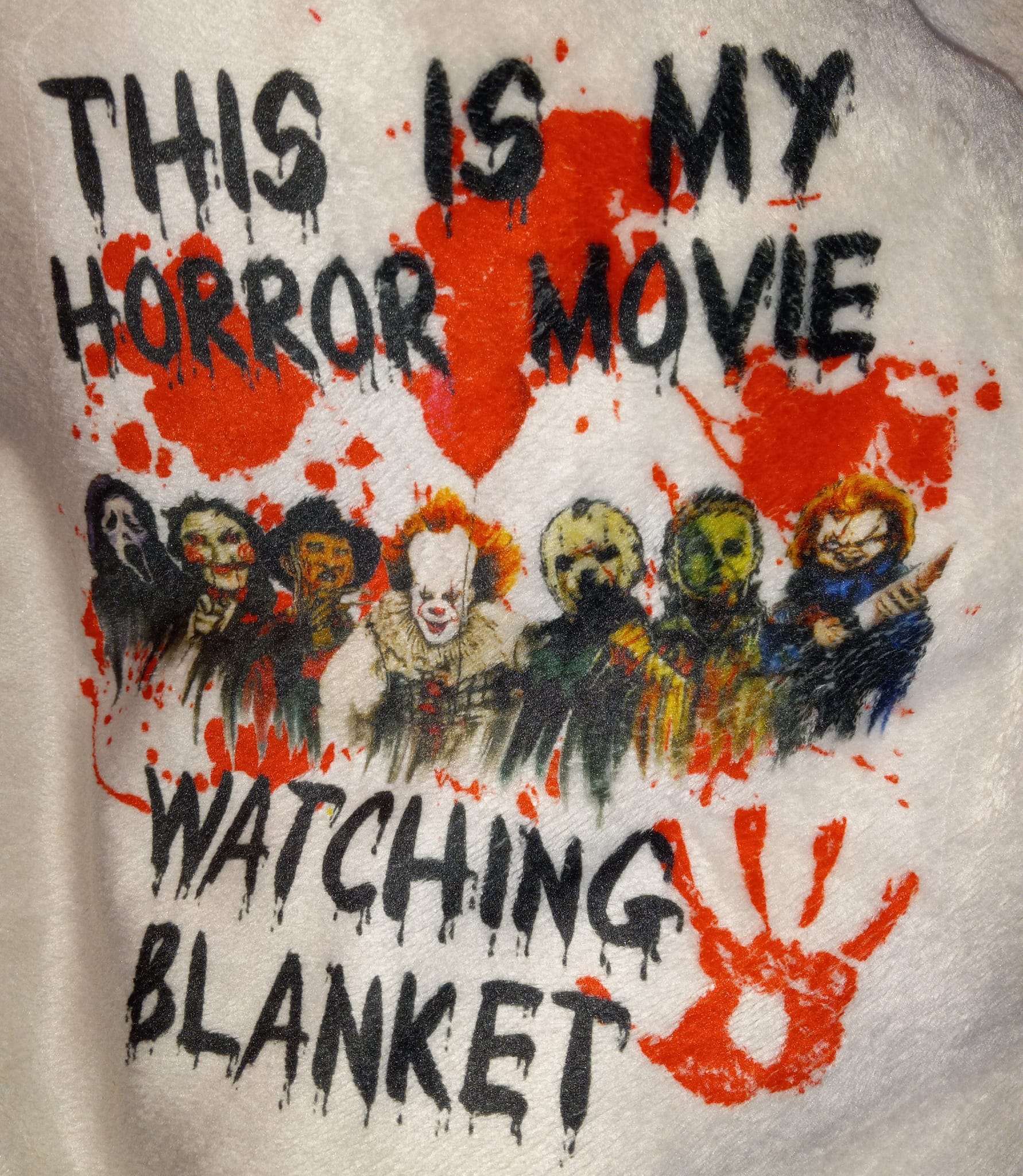 This is My Horror Movie Watching Blanket