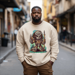 Alien Warrior Shirt Mockup