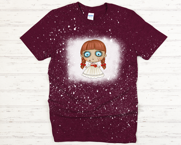 Cute Evil Doll Shirt Mockup