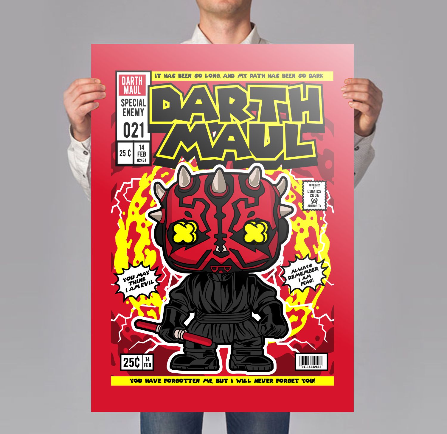 Horned Lord Art Print