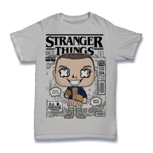 Psychokinetic Girl Comic Shirt Mockup