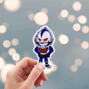 Demon Leader Sticker Mockup
