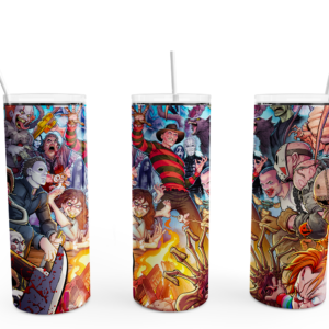 Horror Movie Reunion Tumbler Mockup