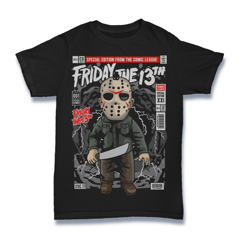 Camp Killer Comic Shirt Mockup