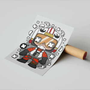 Star Rebel Art Print