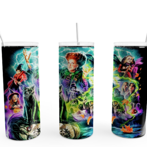 Witch Sisters Tumbler Mockup