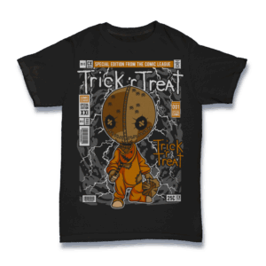Halloween Ghost Comic Shirt Mockup