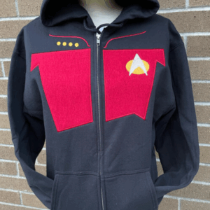 NX GN Starship Uniform Split Hoodie Mockup