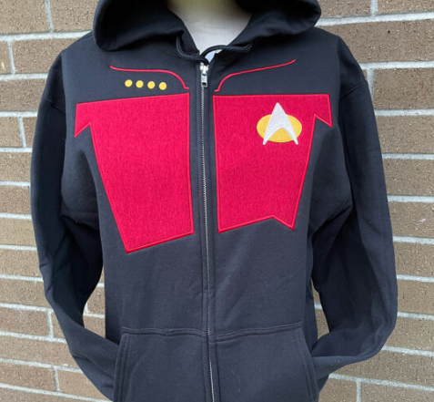 NX GN Starship Uniform Split Hoodie Mockup