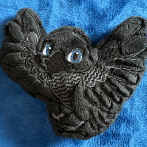 Raven Mascot Plush Mockup