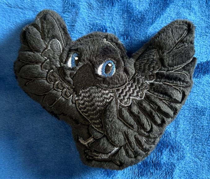 Raven Mascot Plush Mockup