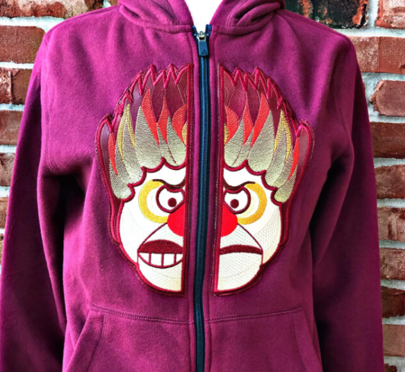 Hot Guy Split Hoodie Mockup