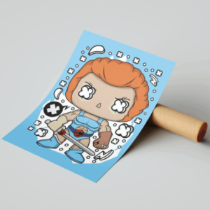 Thunder Leader Art Print Mockup