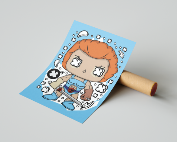 Thunder Leader Art Print Mockup