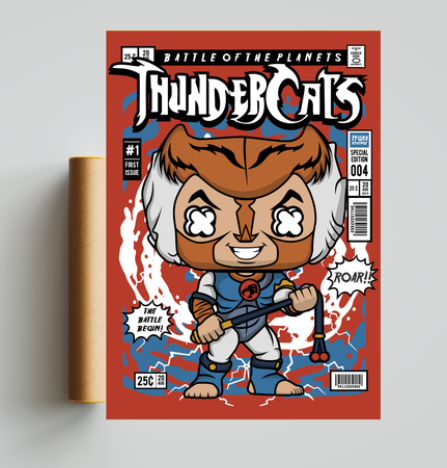 Thunder Scientist Art Print