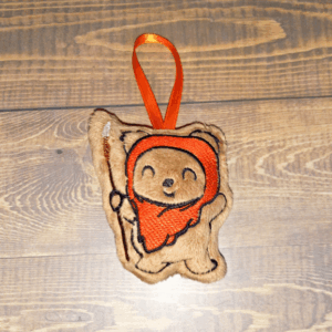 Space Bear Plush Ornament