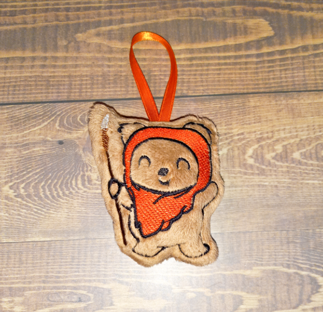 Space Bear Plush Ornament