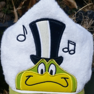 Singing Frog Hooded Towel Mockup