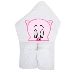 Shy Pig Hooded Towel