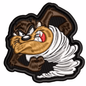 Ferocious Marsupial Patch Mockup