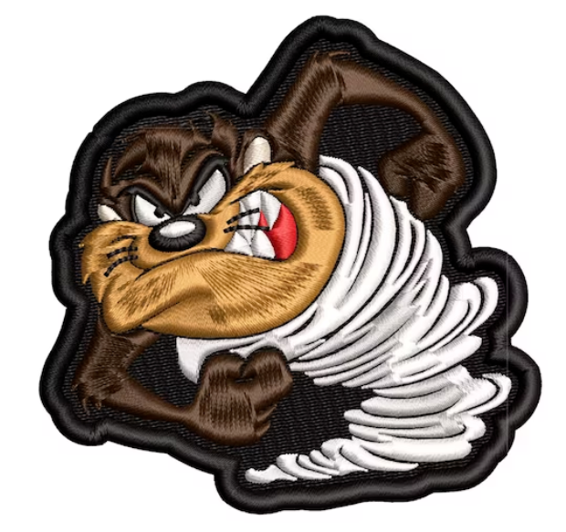 Ferocious Marsupial Patch Mockup