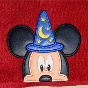 Wizard Mouse Hooded Towel