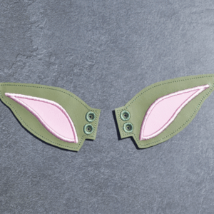 Green Alien Ears Shoe Wings