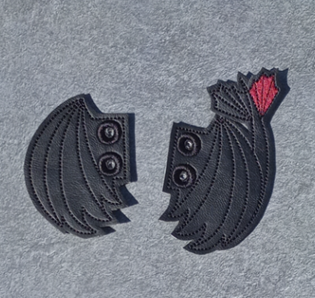 Night Dragon Tail Shoe Wings