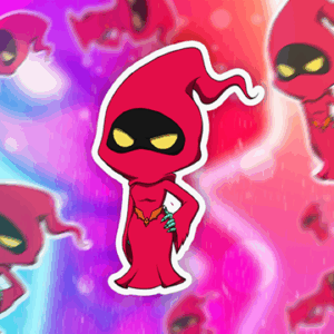 Shadow Weaver Sticker Mockup