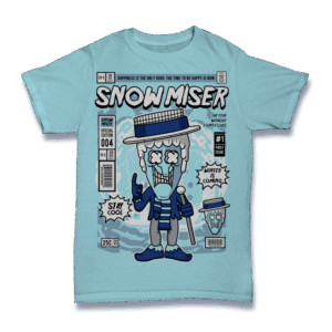 Cold Guy Comic Shirt Mockup