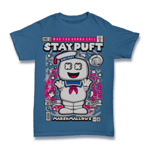 Marshmallow Ghost Comic Shirt Mockup