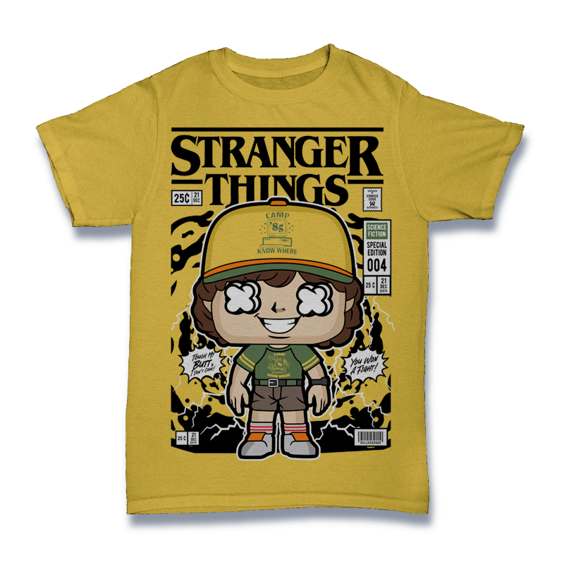 Compass Genius Comic Shirt Mockup