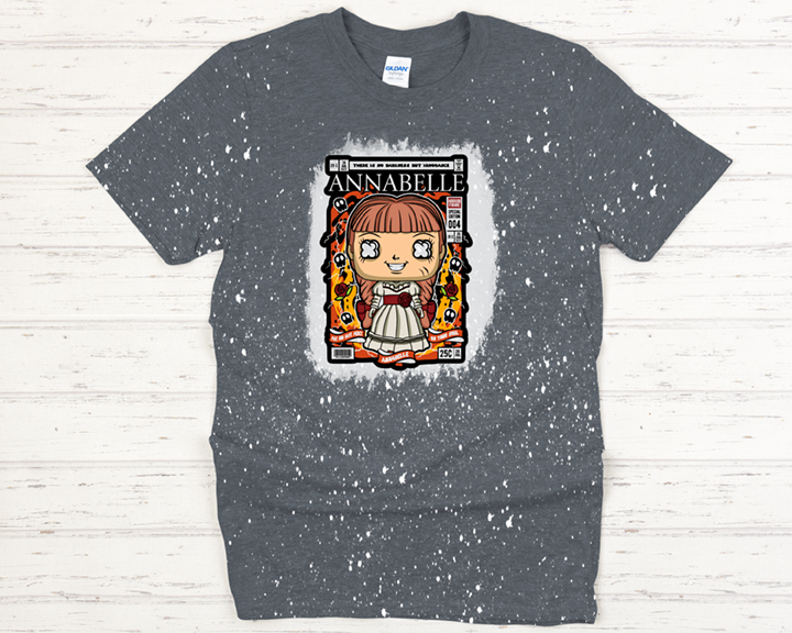 Evil Doll Comic Shirt Mockup
