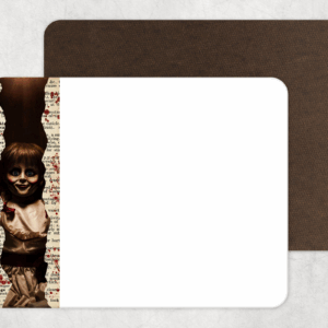 Evil Doll Print Dry Erase Board Mockup