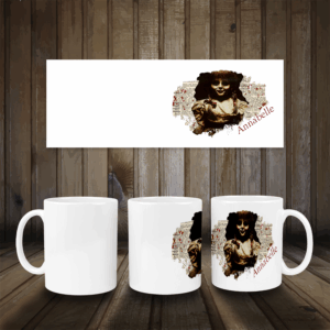Evil Doll Print Mug Mockup