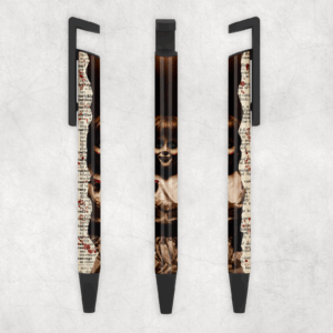 Evil Doll Print Ballpoint Pen Mockup