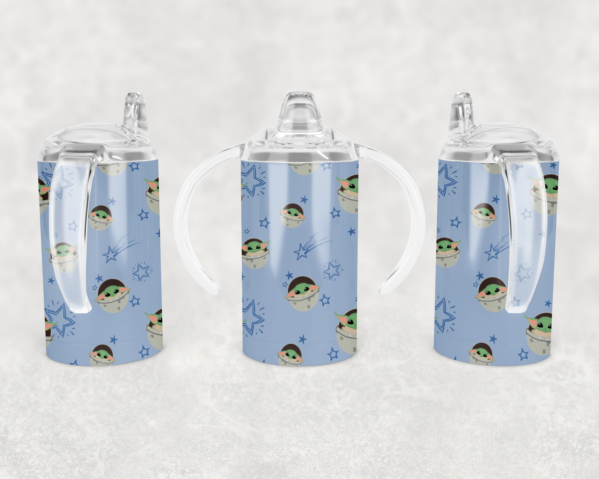 Green Alien Blue Sippy Cup