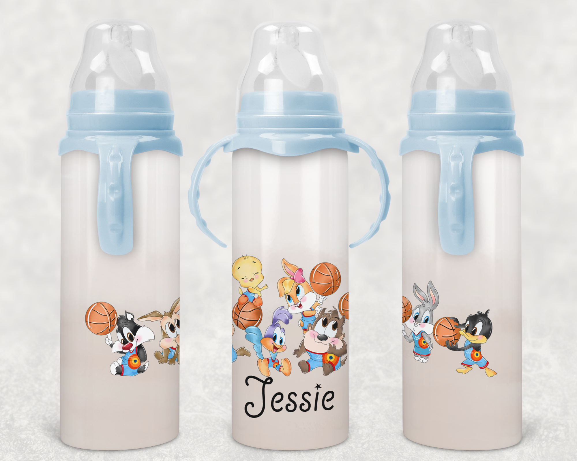 Baby B-ball Toons Baby Bottle Mockup