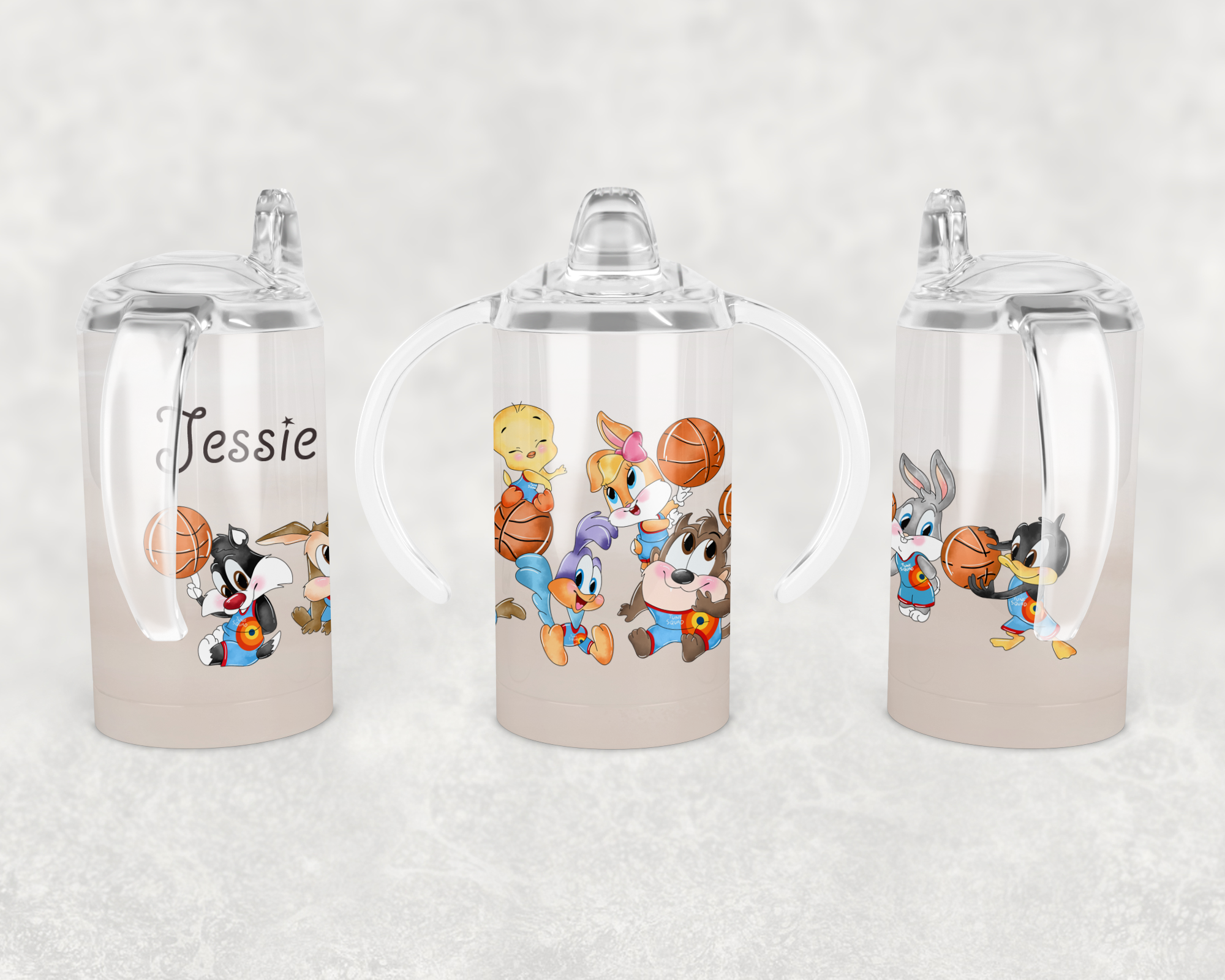 Baby B-ball Toons Sippy Cup Mockup