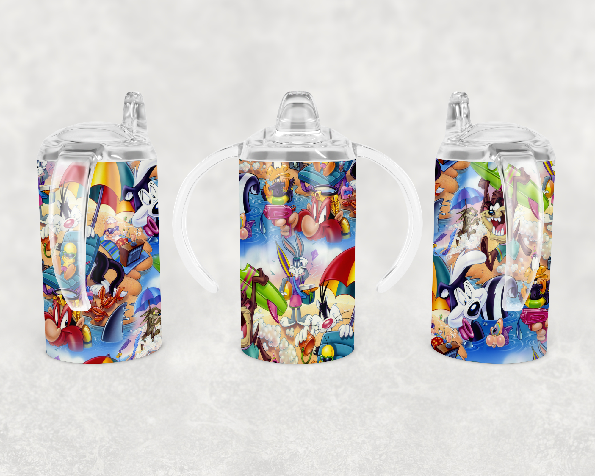 Beach Toons Sippy Cup Mockup