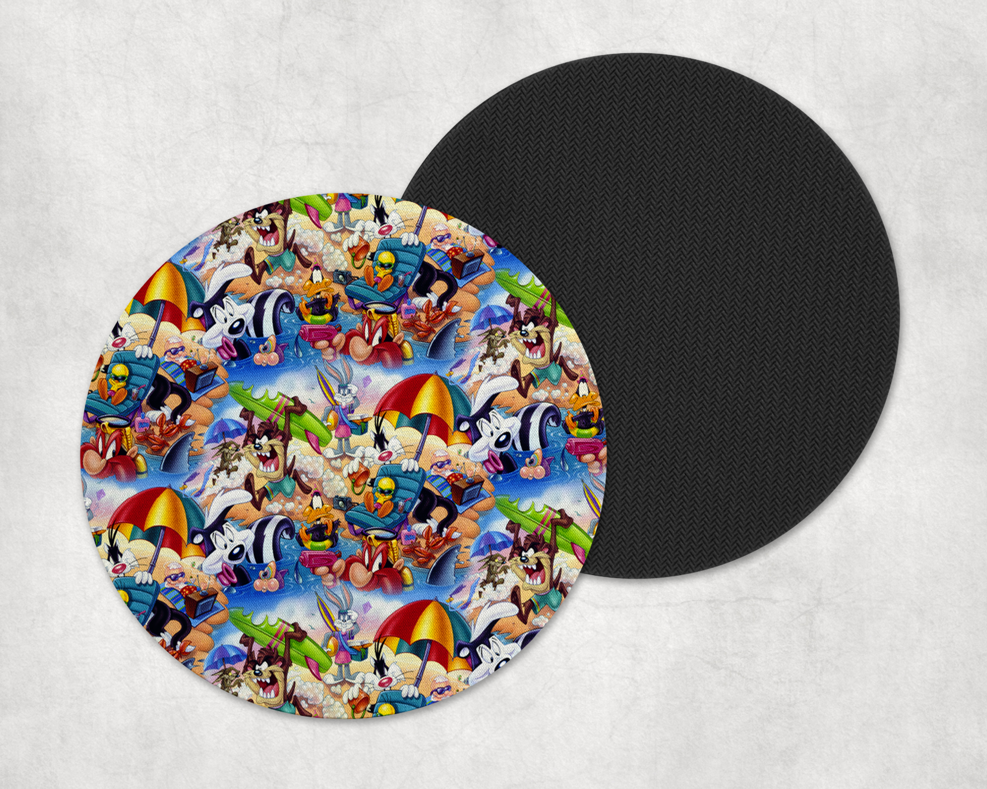 Beach Toons Coasters Mockup