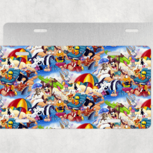 Beach Toons License Plate Mockup