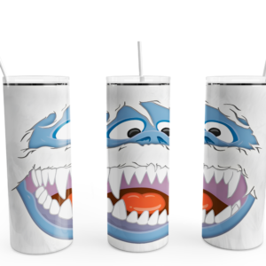 Blue Face Yeti Tumbler Mockup