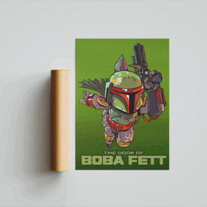 Space Bounty Hunter Art Print