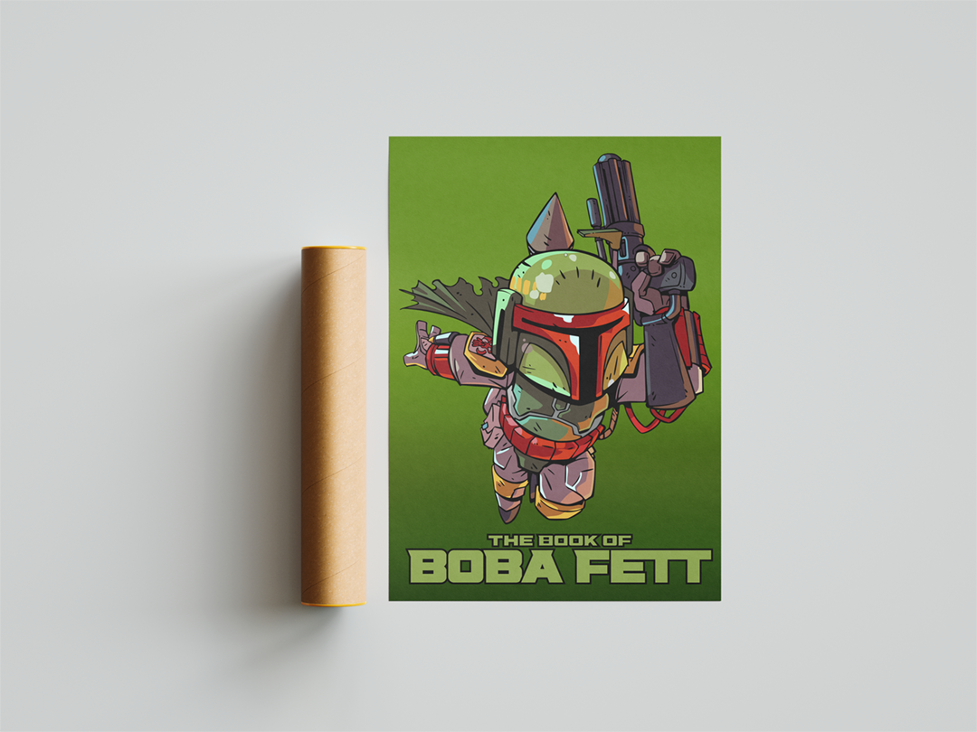 Space Bounty Hunter Art Print
