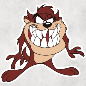 Ferocious Marsupial Sticker Mockup